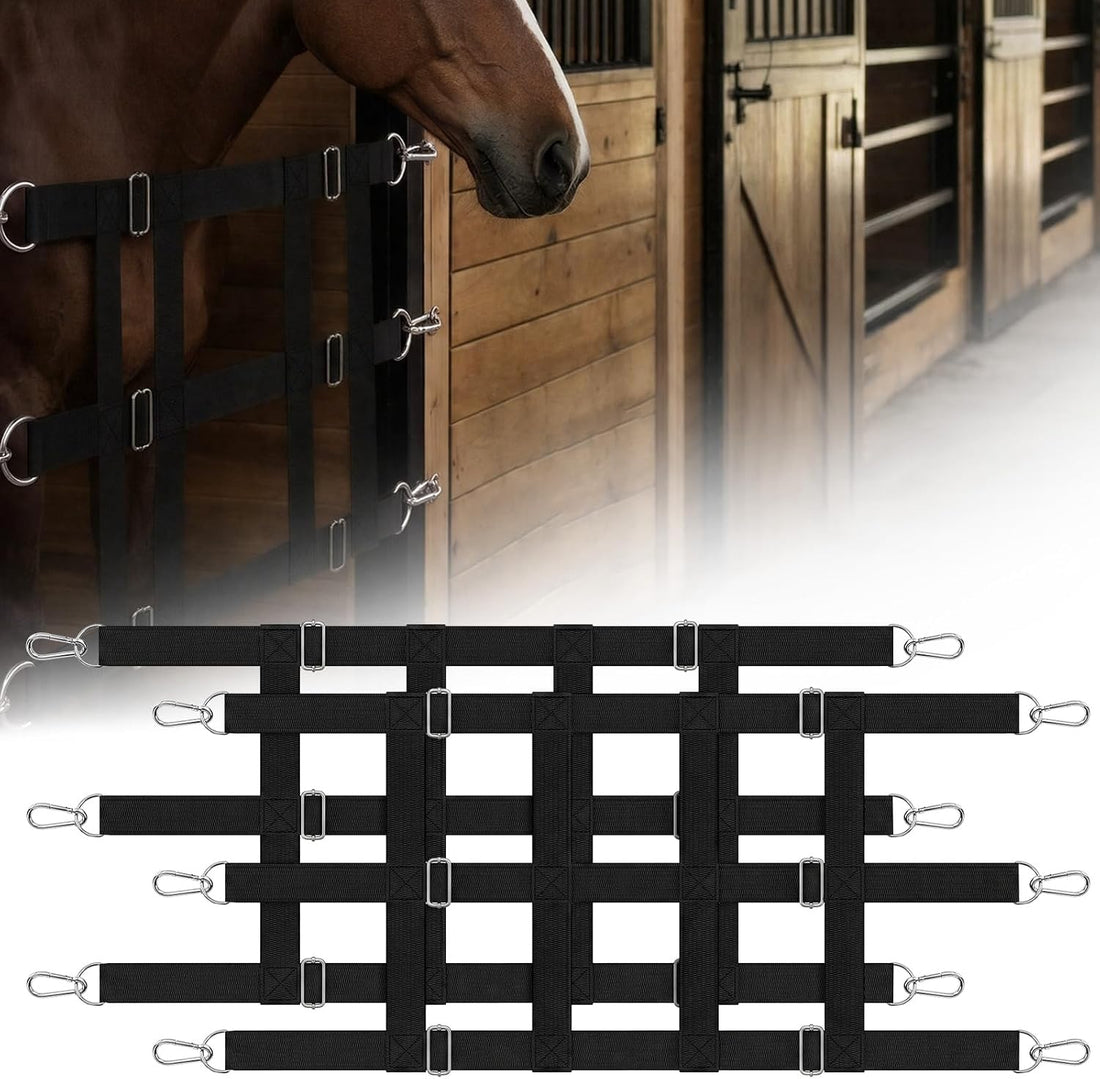 Aliceset Stall Guards for Horses 48" x 18" with Adjustable Strap