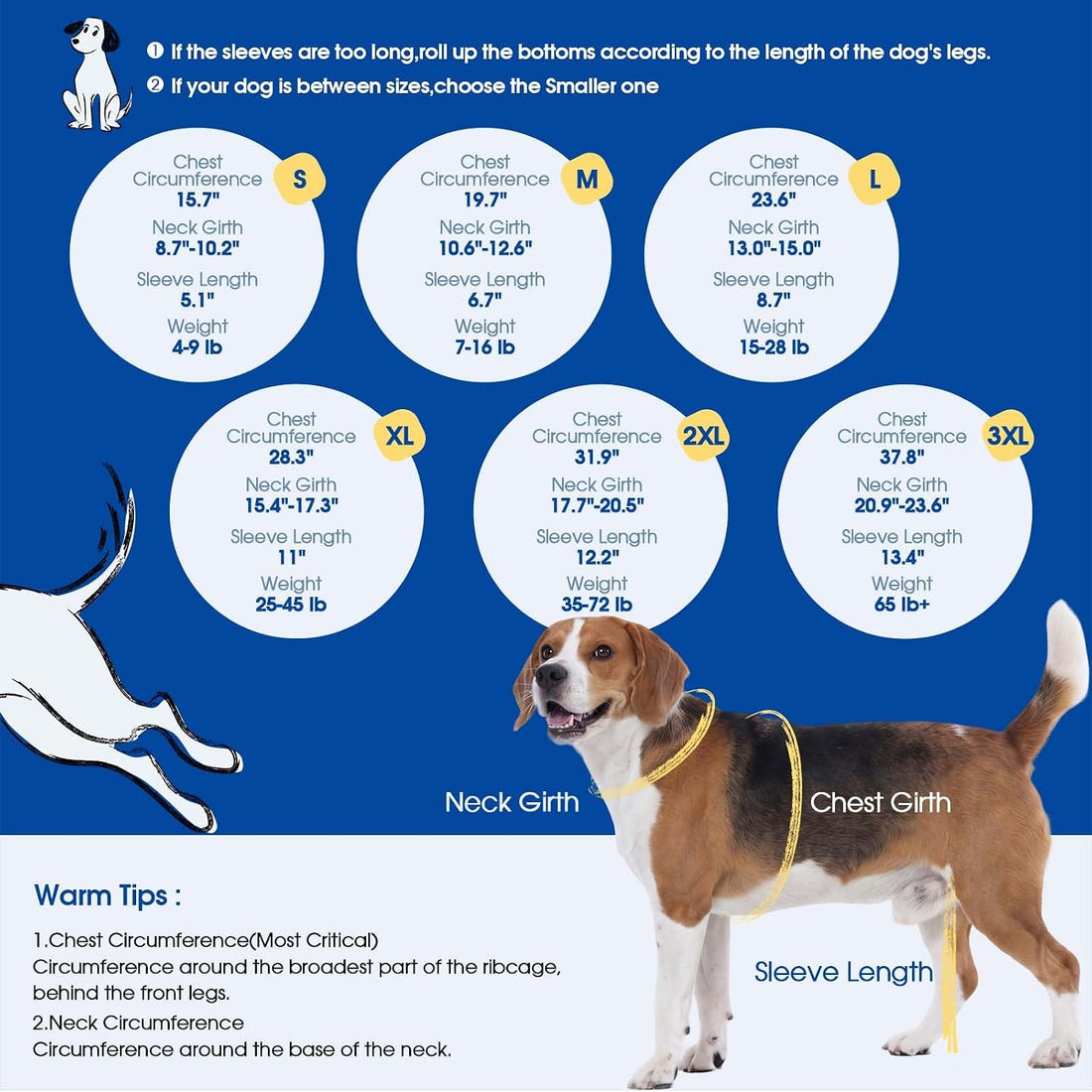Nanaki Dog Wound Care Shirt,Dog Leg Sleeve to Stop Licking Rear