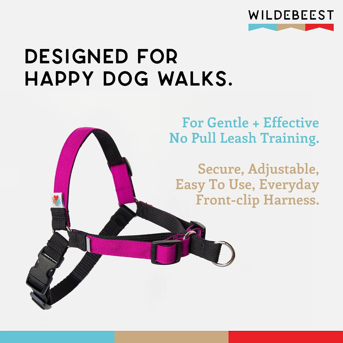 Wildebeest No Pull Dog Harness | Comfortable Training Harnesses