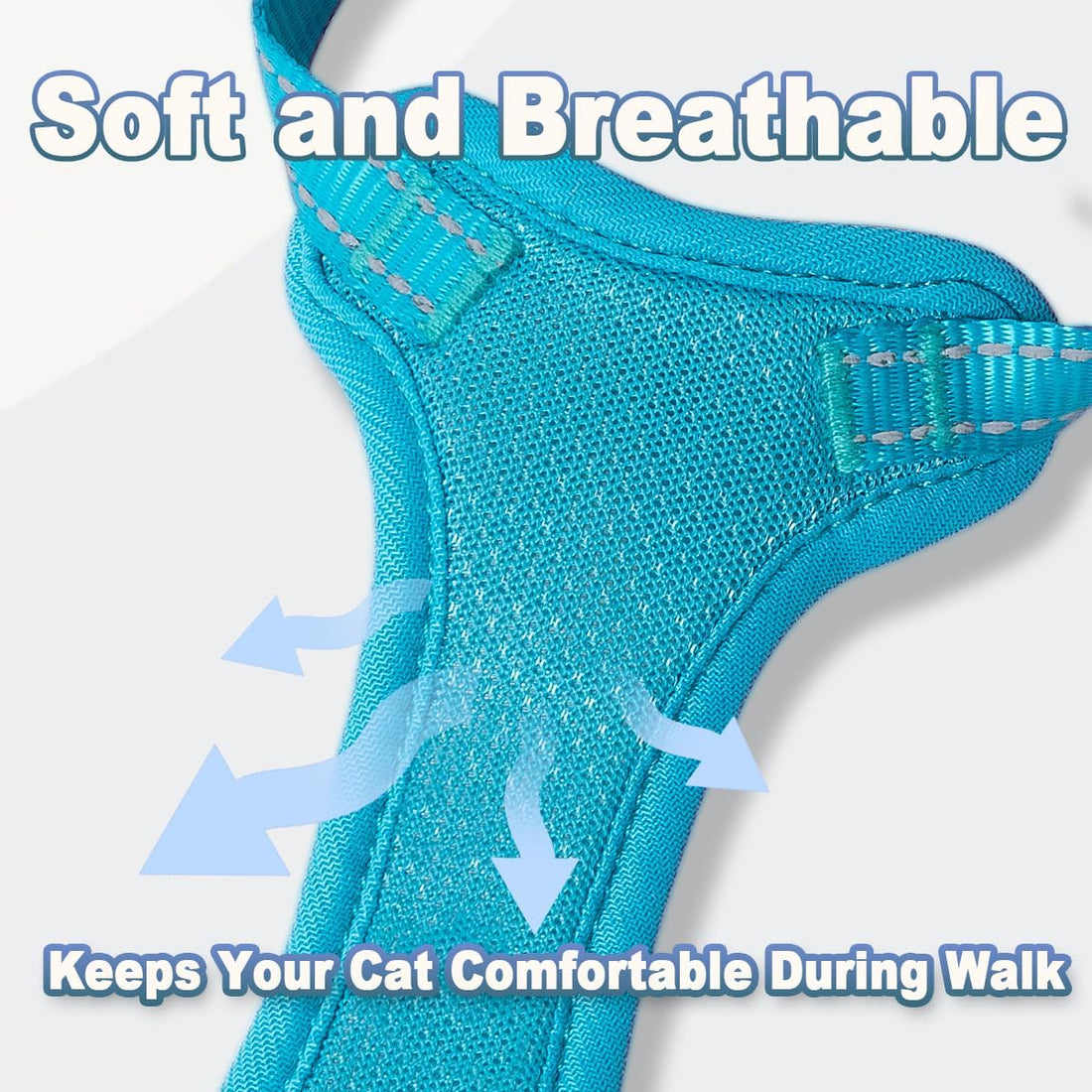 Cat Harness and Leash Set Escape Proof for Kitten Walking