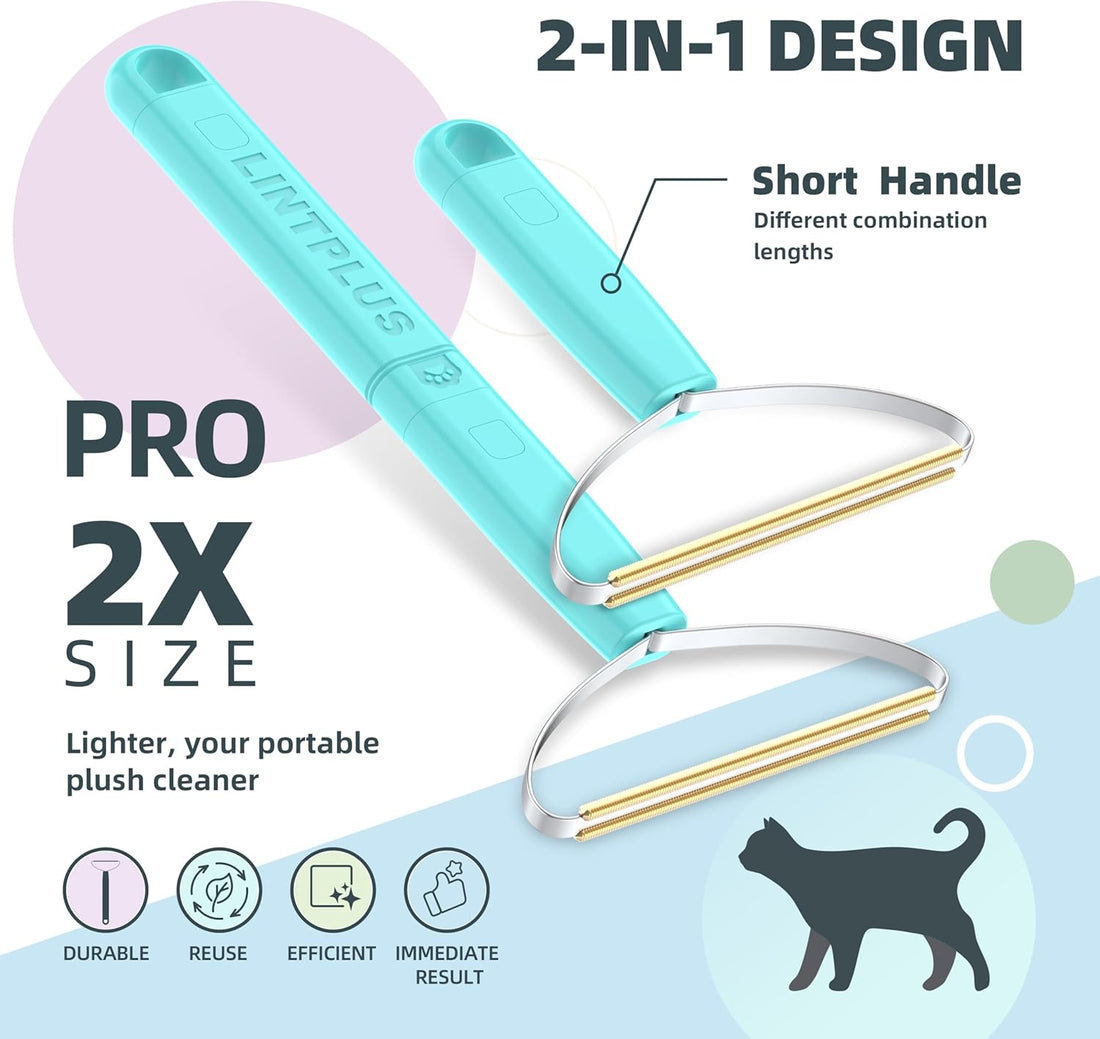 Pro Plus Adjustable-Length LINTPLUS Pet Hair Remover