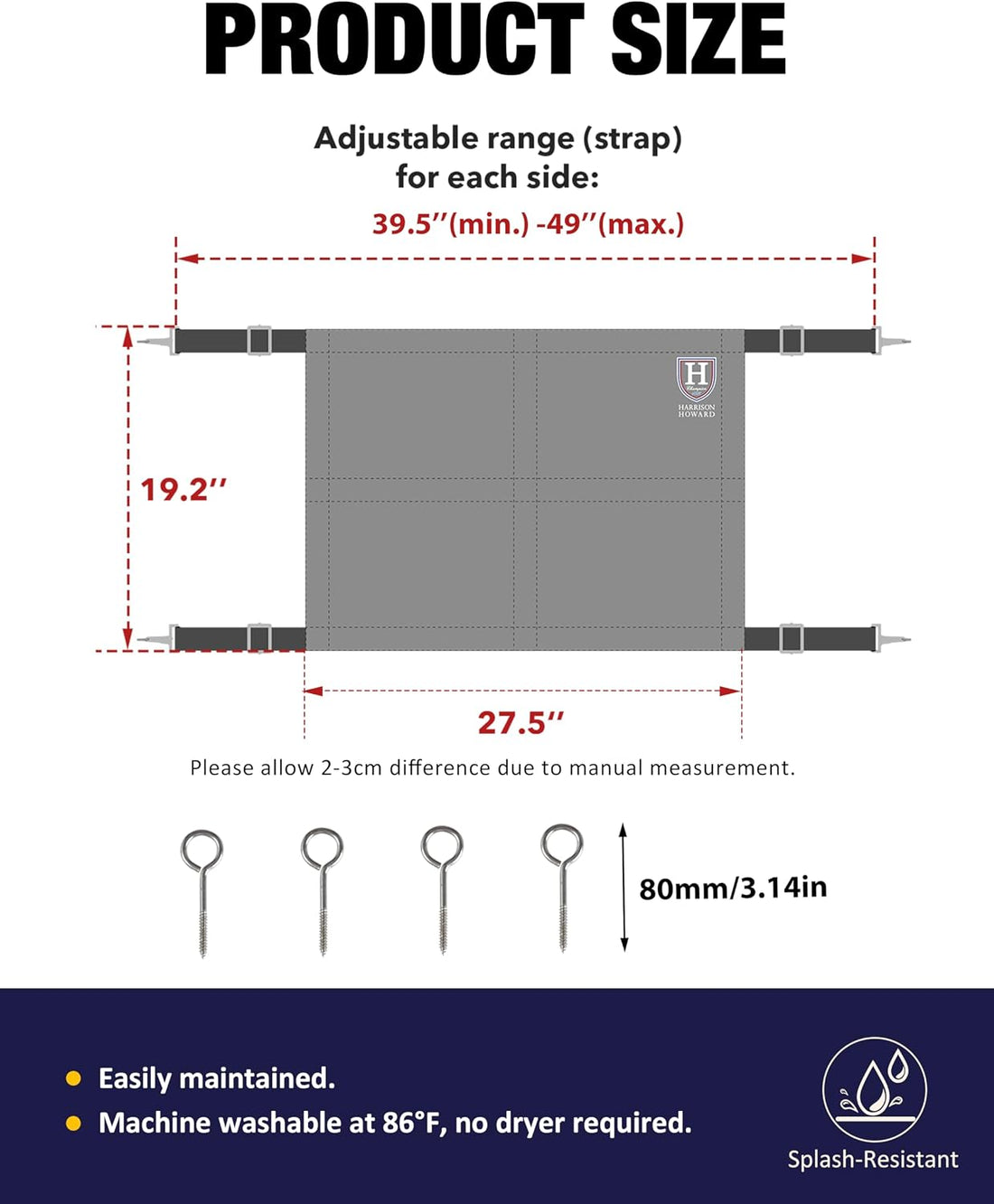 Harrison Howard 27'' x 19'' Stall Guard for Horses, with Fun Prints