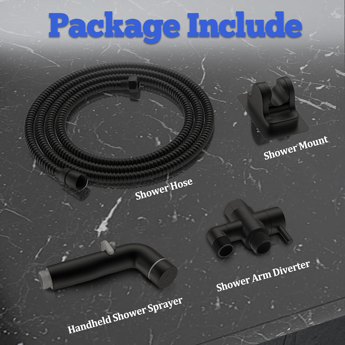 Dog Shower Attachment Metal, YDmeet Pet Shower Attachment for Fast