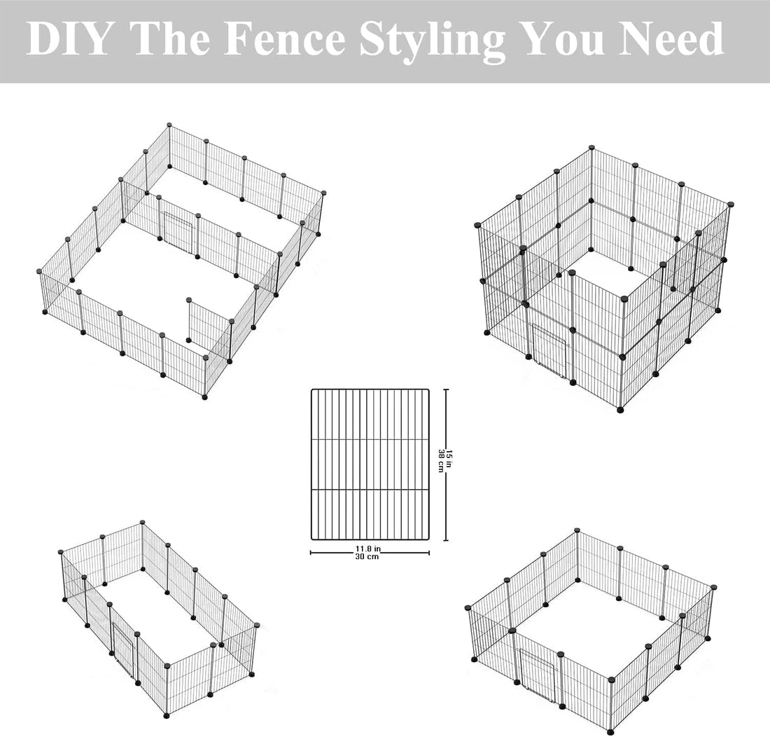 LURIVA DIY Small Animal Playpen, Pet Playpen, Guinea Pig Cages