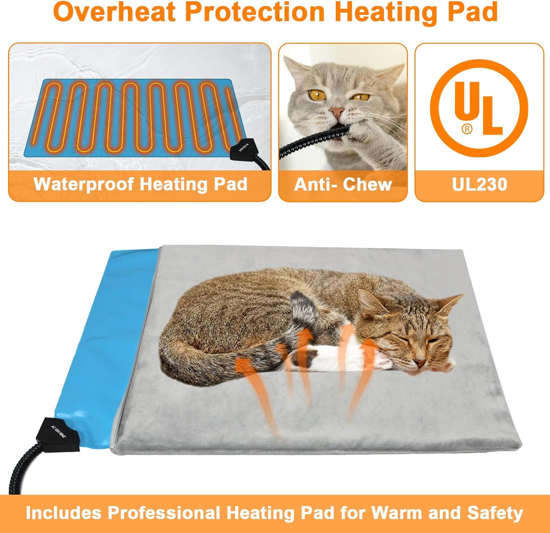 Large Heated Cat House for Outside Cats in Winter