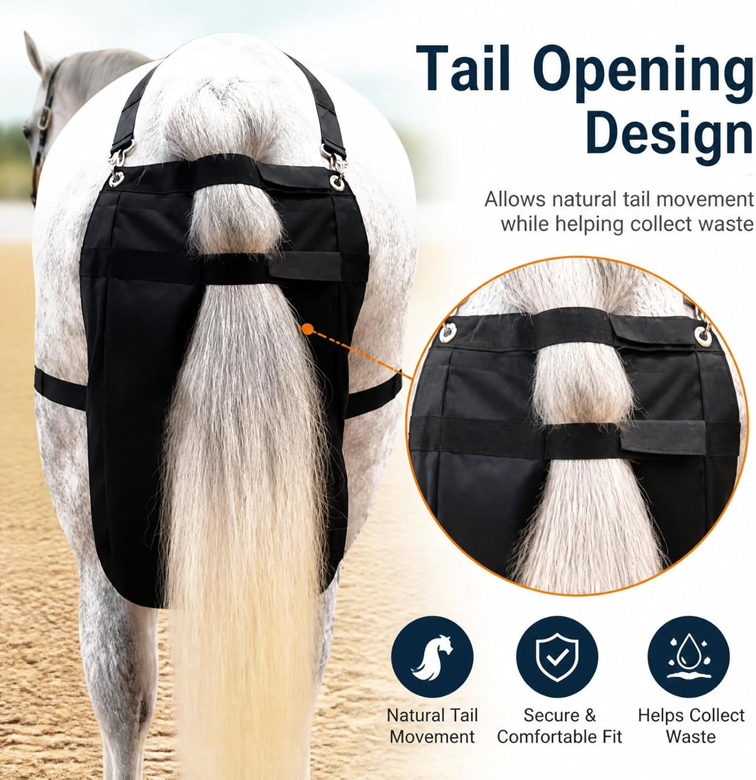 Reusable Oxford Horse Manure Bag for Riding