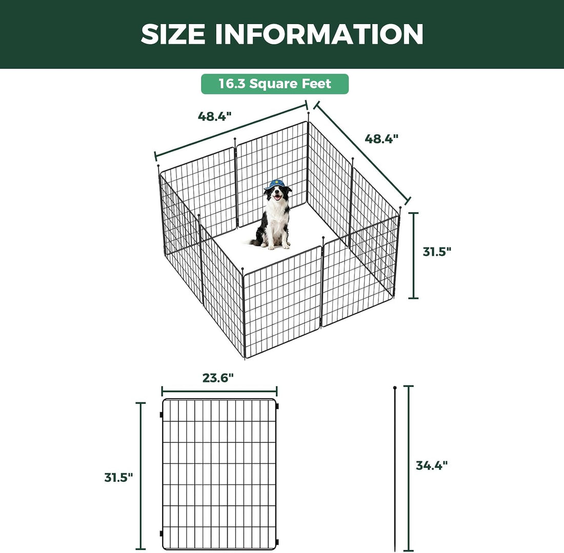 FXW MiniPaws Dog Playpen, Indoor, Yard & RV Camping, 20" H