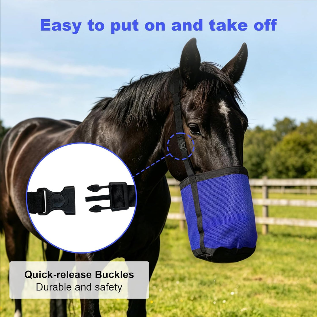Horse Feed Bag for Grain Pack of 1