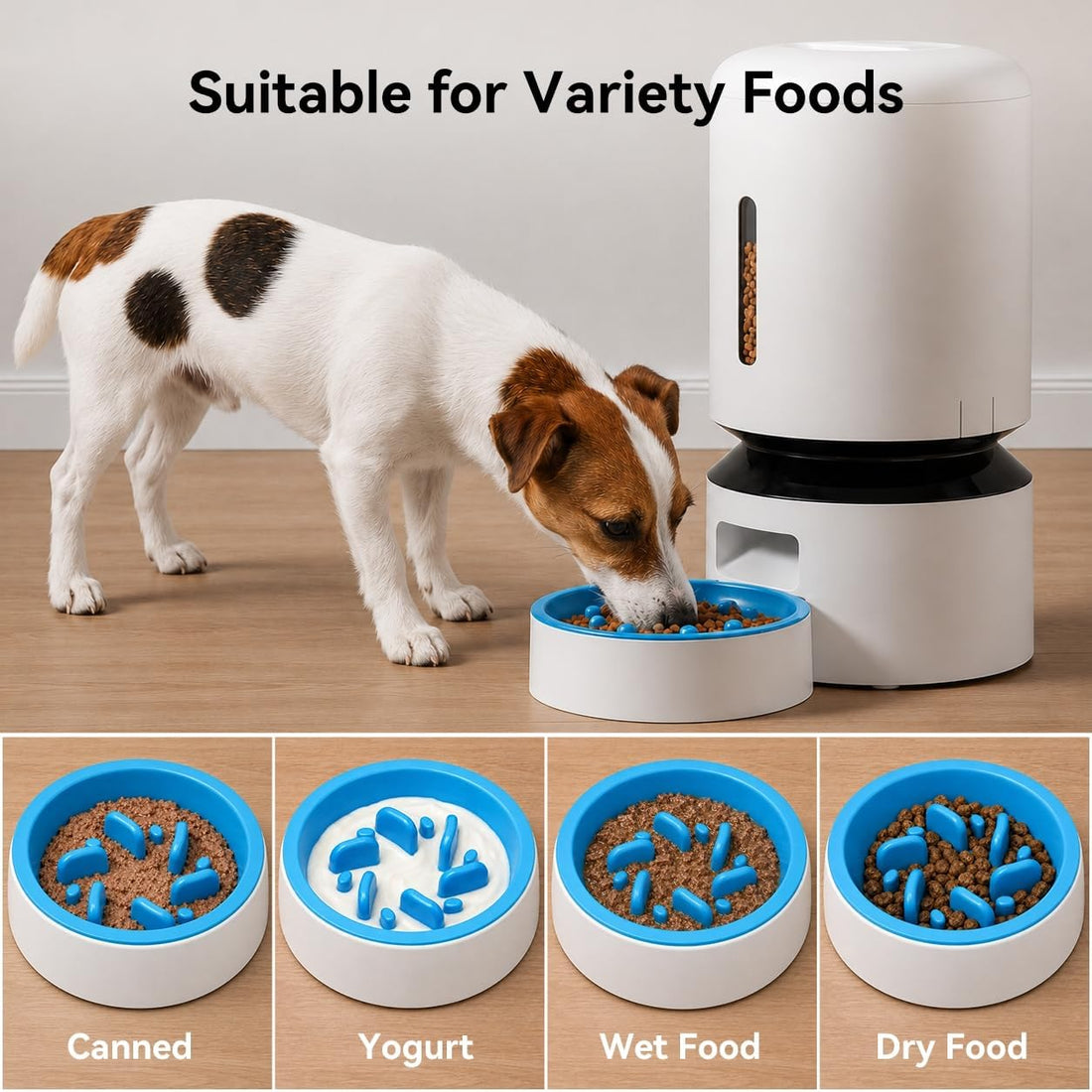 Slow Feeder Bowl for Cats & Small Dogs Compatible with PETLIBRO