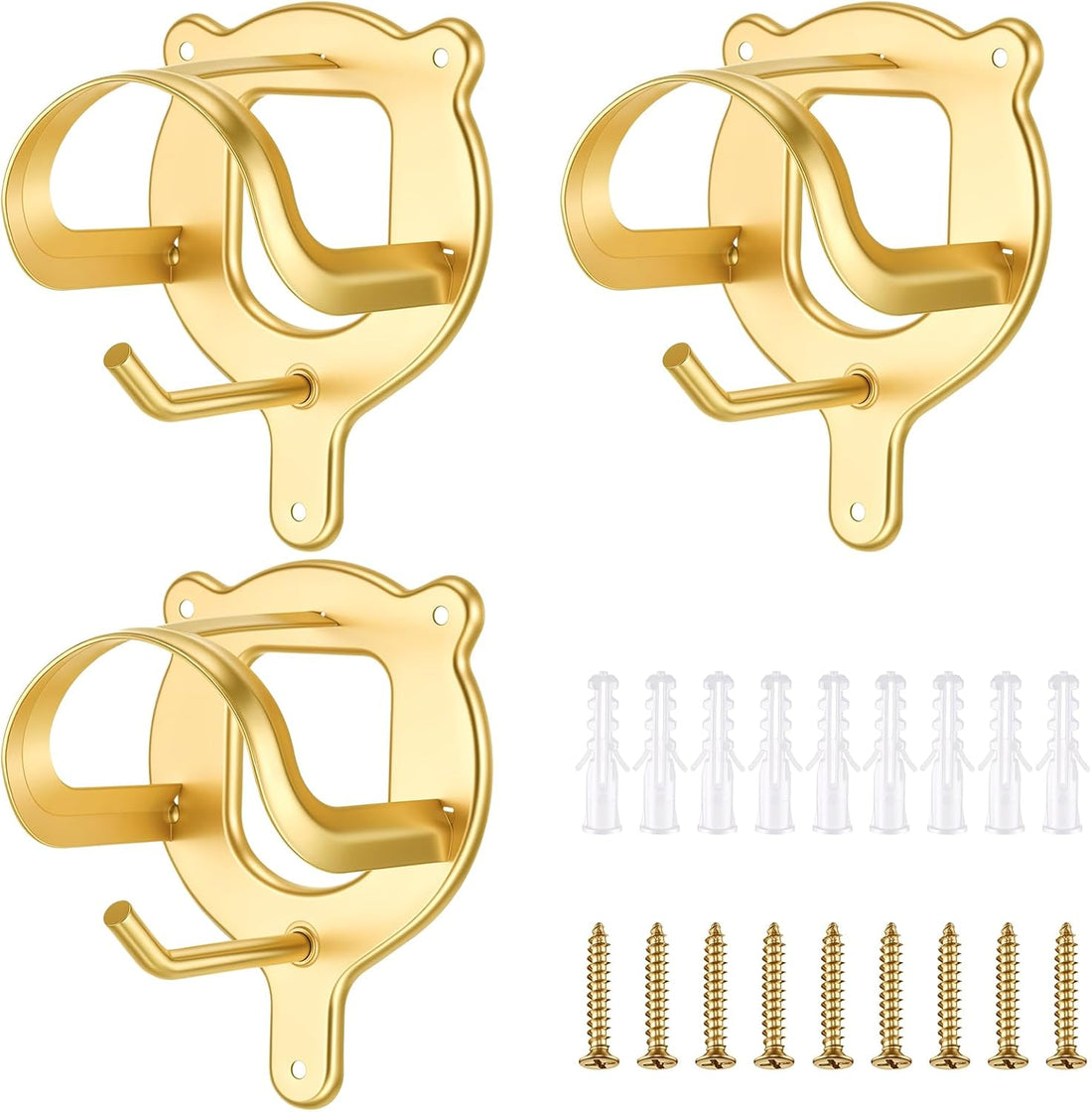 Dunzy 3 Pcs Bridle Hooks Horse Bridle Rack
