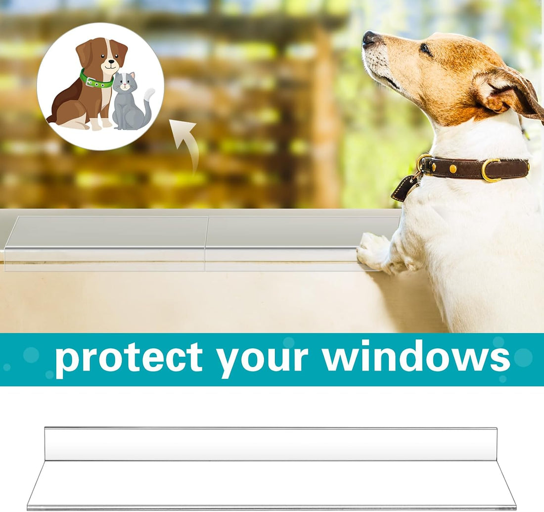 Wenqik 6 Pcs Window Sill Protector from Dog Cat Scratching Protection
