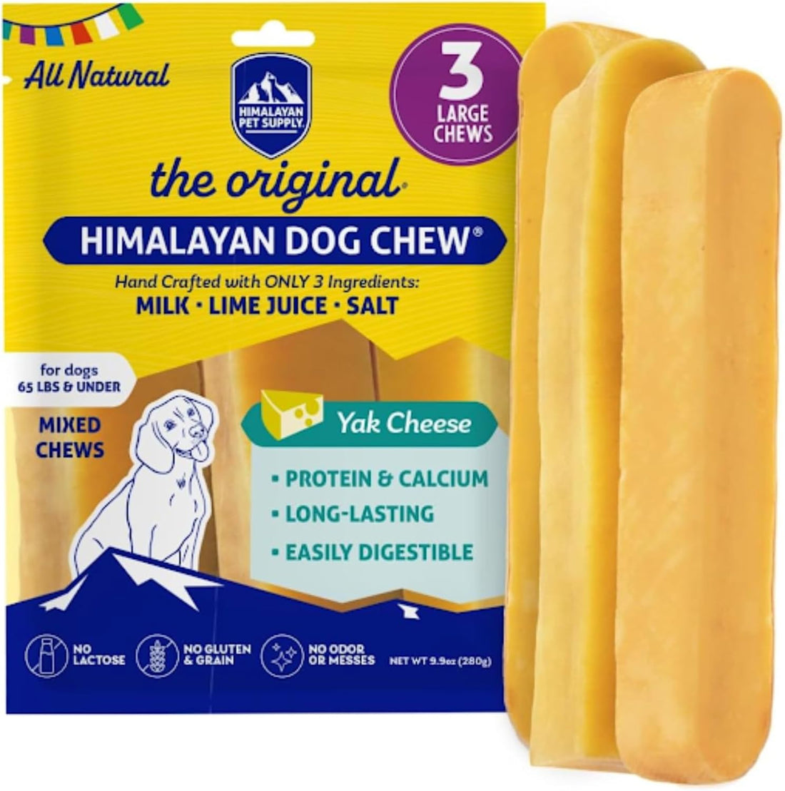 Himalayan Dog Chew, The Original Yak Cheese Dog Chews