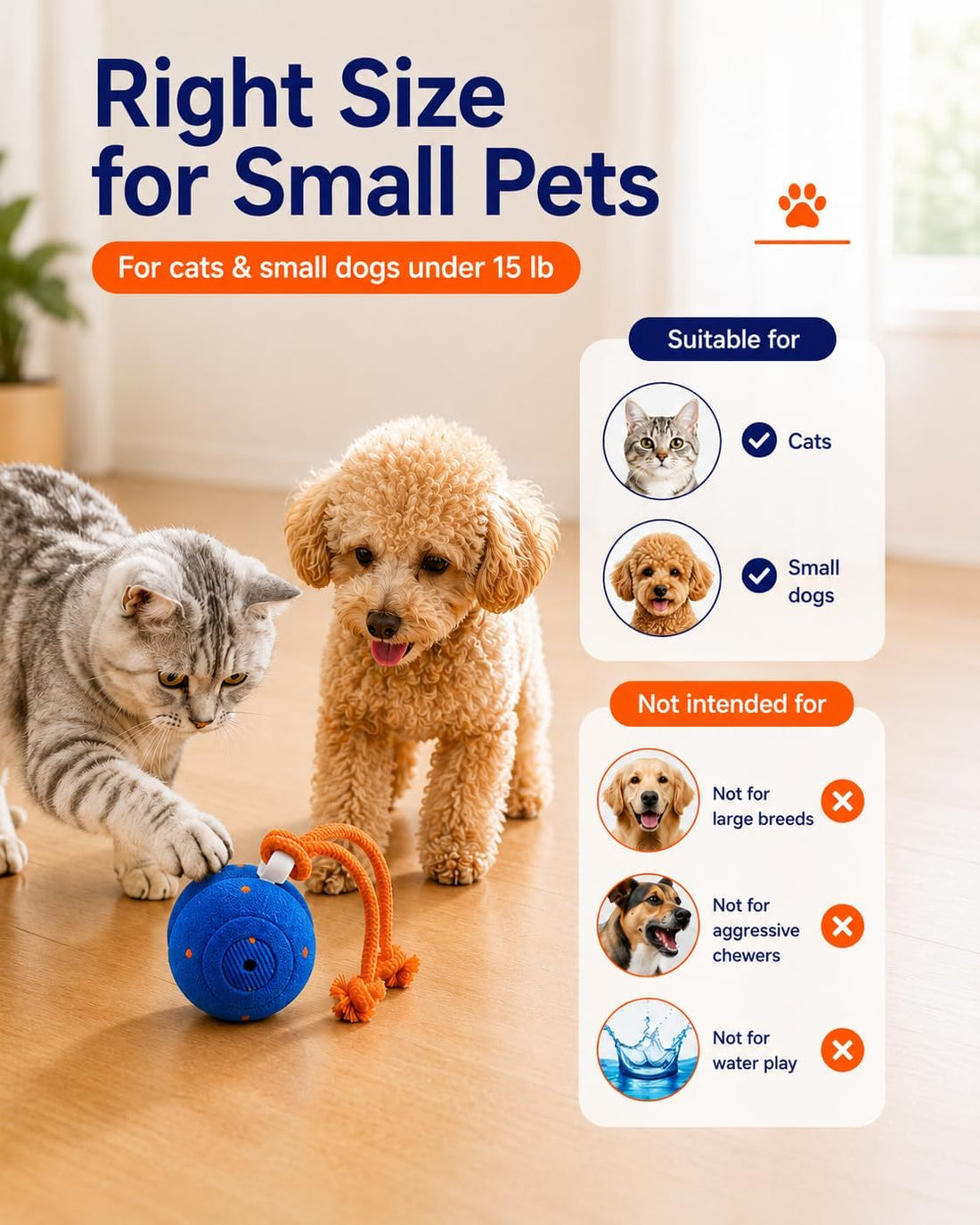 Xeuch Interactive Rolling Dog Balls, Irregular Moving Toys