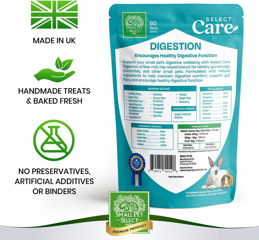 Small Pet Select Digestion Support Supplement for Rabbits, 4.2 oz