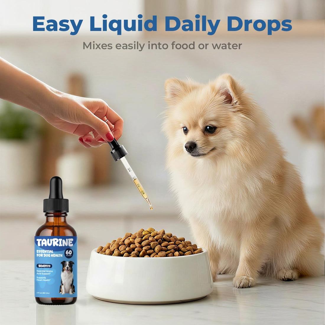 Taurine Supplement for Dogs Drops