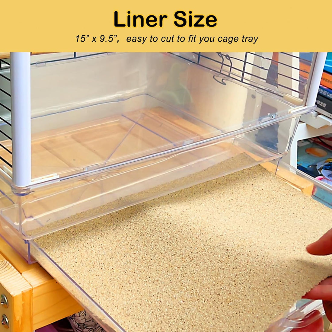 S&X Gravel Paper Bird Cage Liners