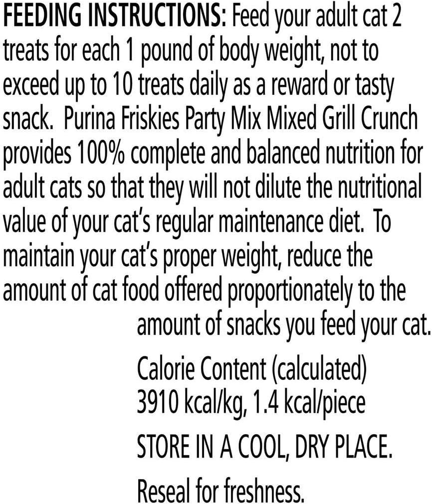 Friskies Party Mix Cat Treats Chicken Mixed Grill Crunch