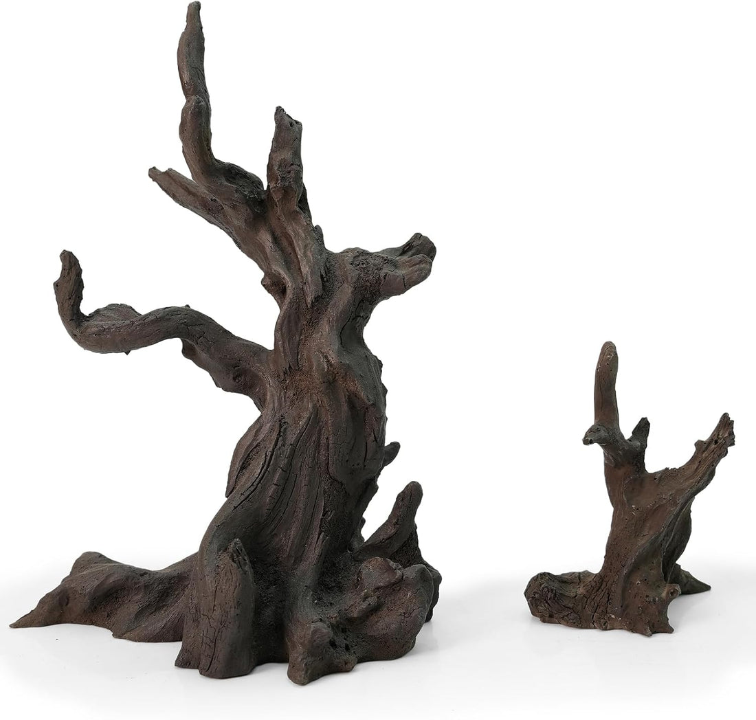 FZONE Aquarium Driftwood, Resin Rock Decor for Aquascaping Hardscape
