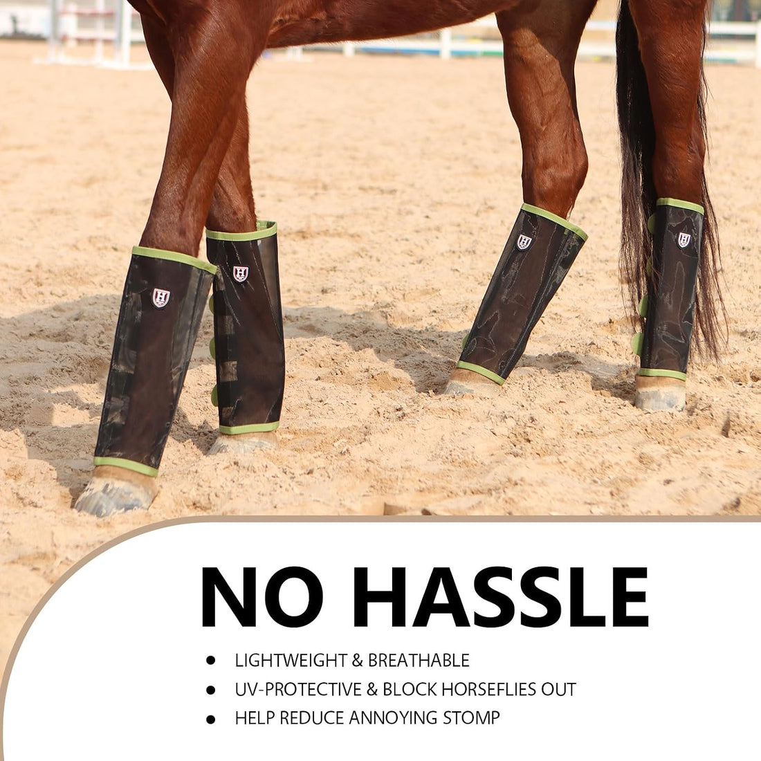 Harrison Howard Loose-Fitting Horse Fly Leggings Breathable