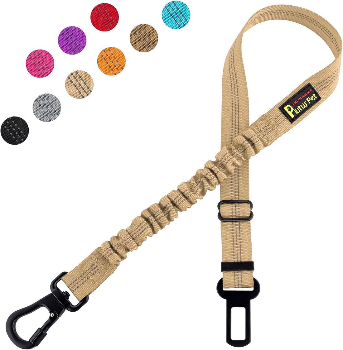 Plutus Pet Dog Seat Belt for Car