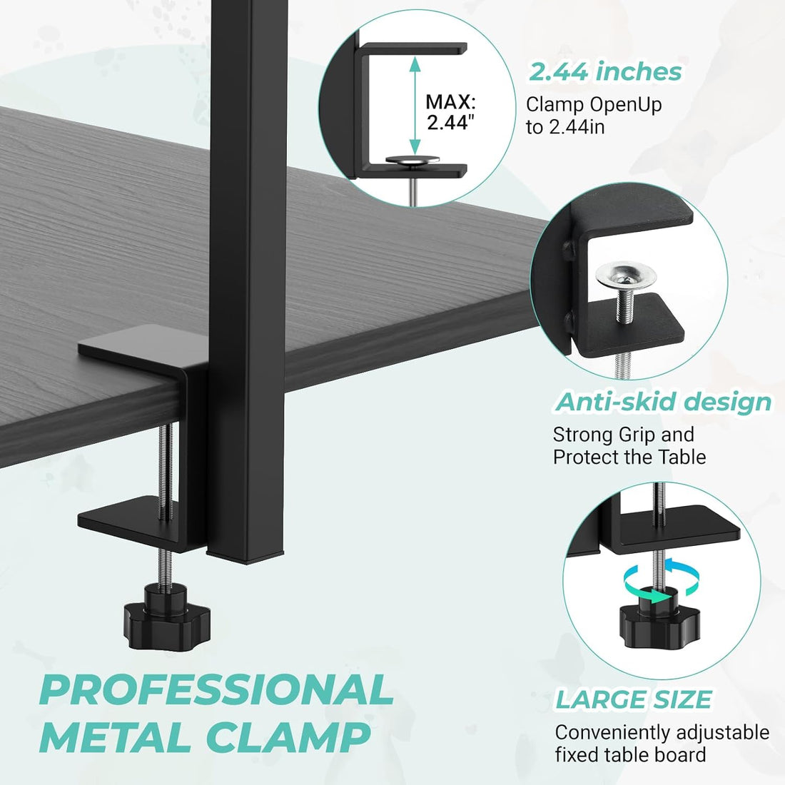 Cat Grooming Hammock with Stand