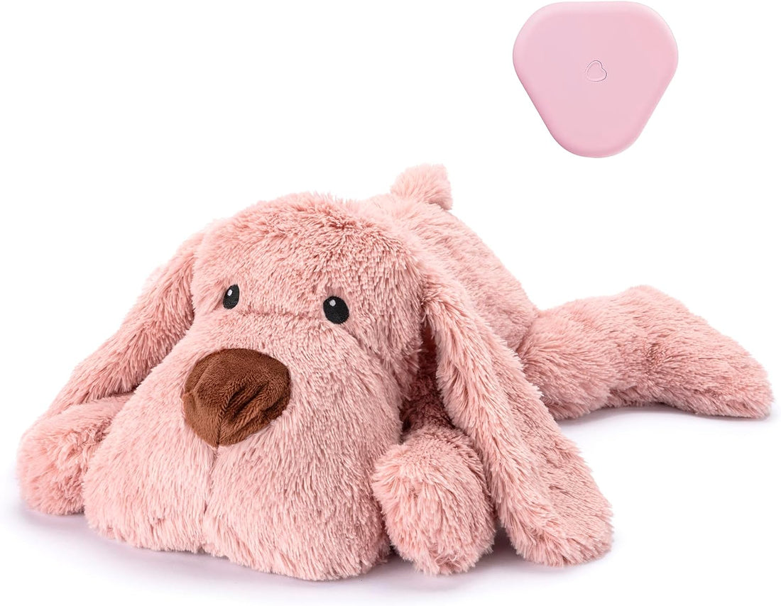 Moropaky Heartbeat Puppy Toy Dog Heartbeat Toy for Anxiety Relief