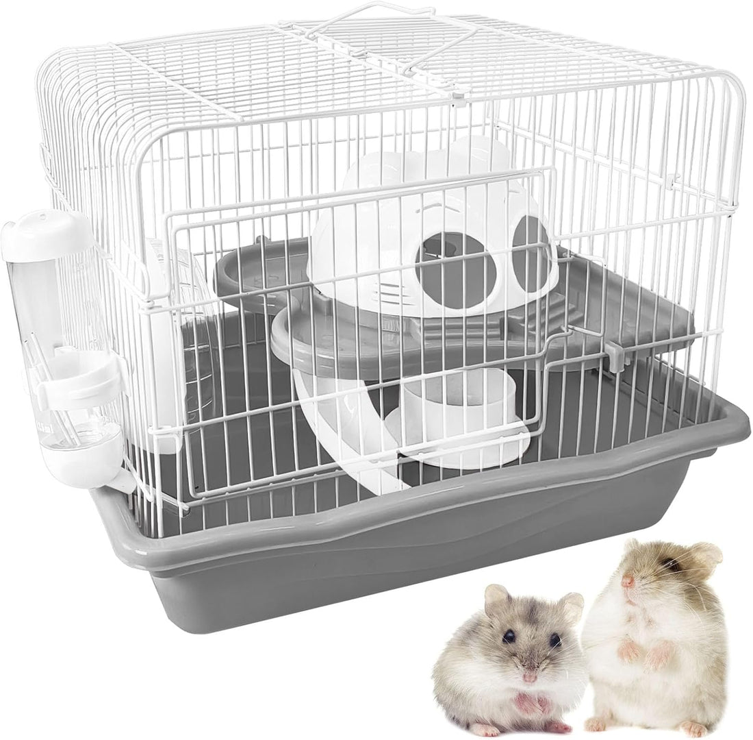 PINVNBY Dwarf Hamster Cage, Small Animal Cages