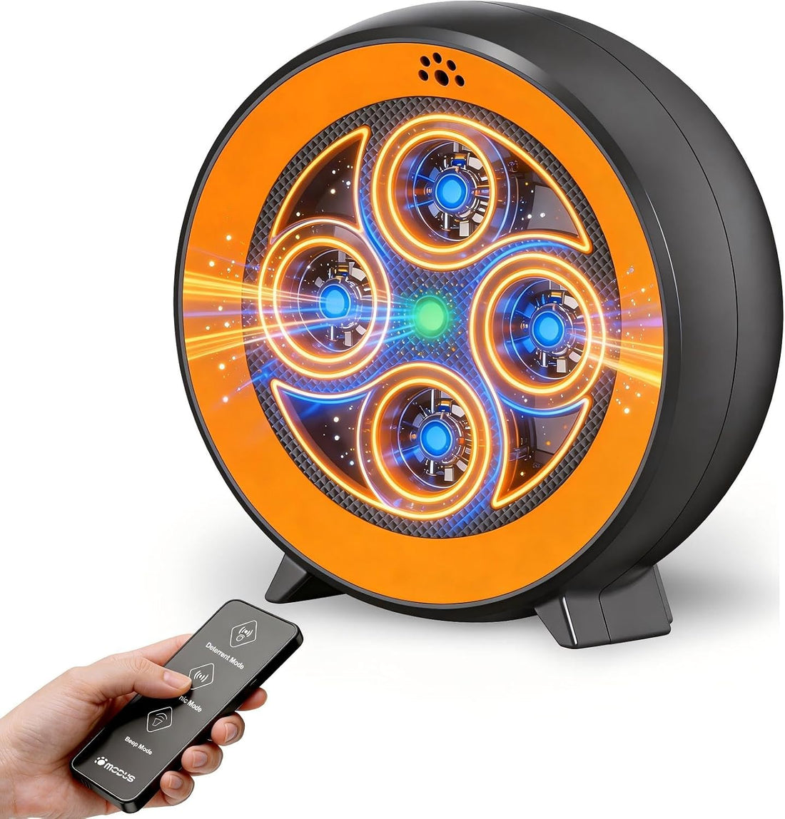 Dog Barking Deterrent with Remote, Rechargeable, 6 Modes, 200ft Range
