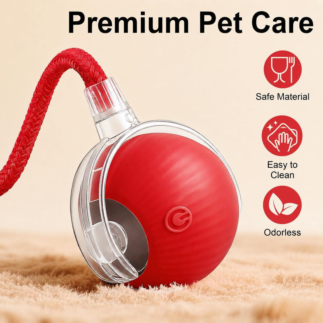 Interactive Automatic Rolling Electronic Stimulation Chase Ball Cat