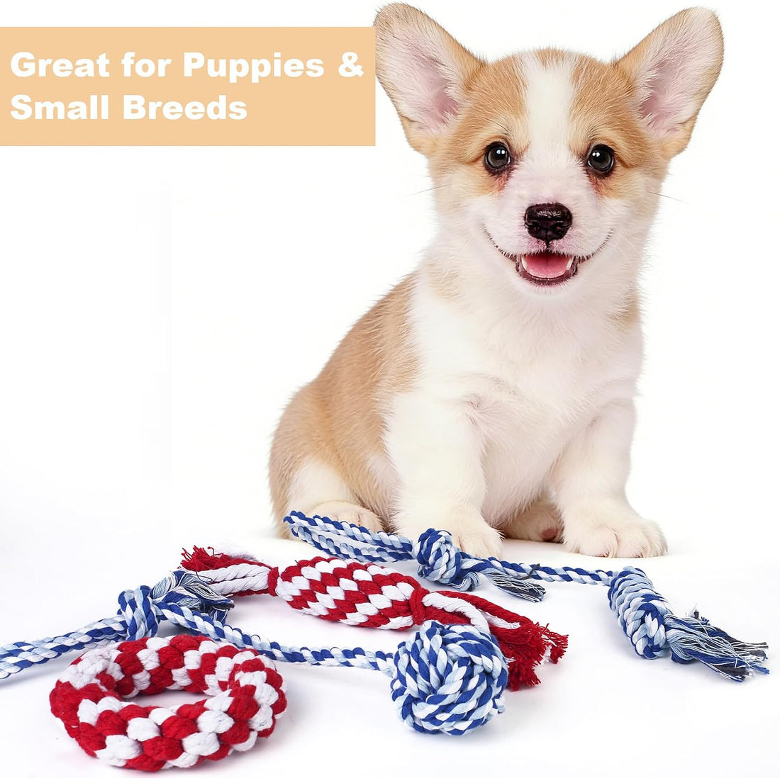 Depets Dog Rope Toys for Small Dogs