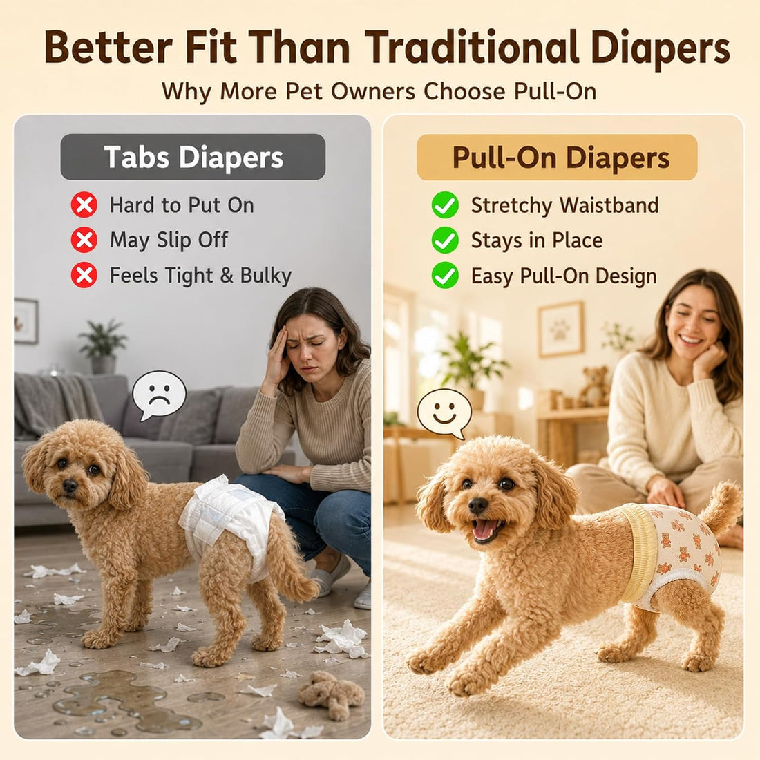 Ambreview Dog Diapers Female