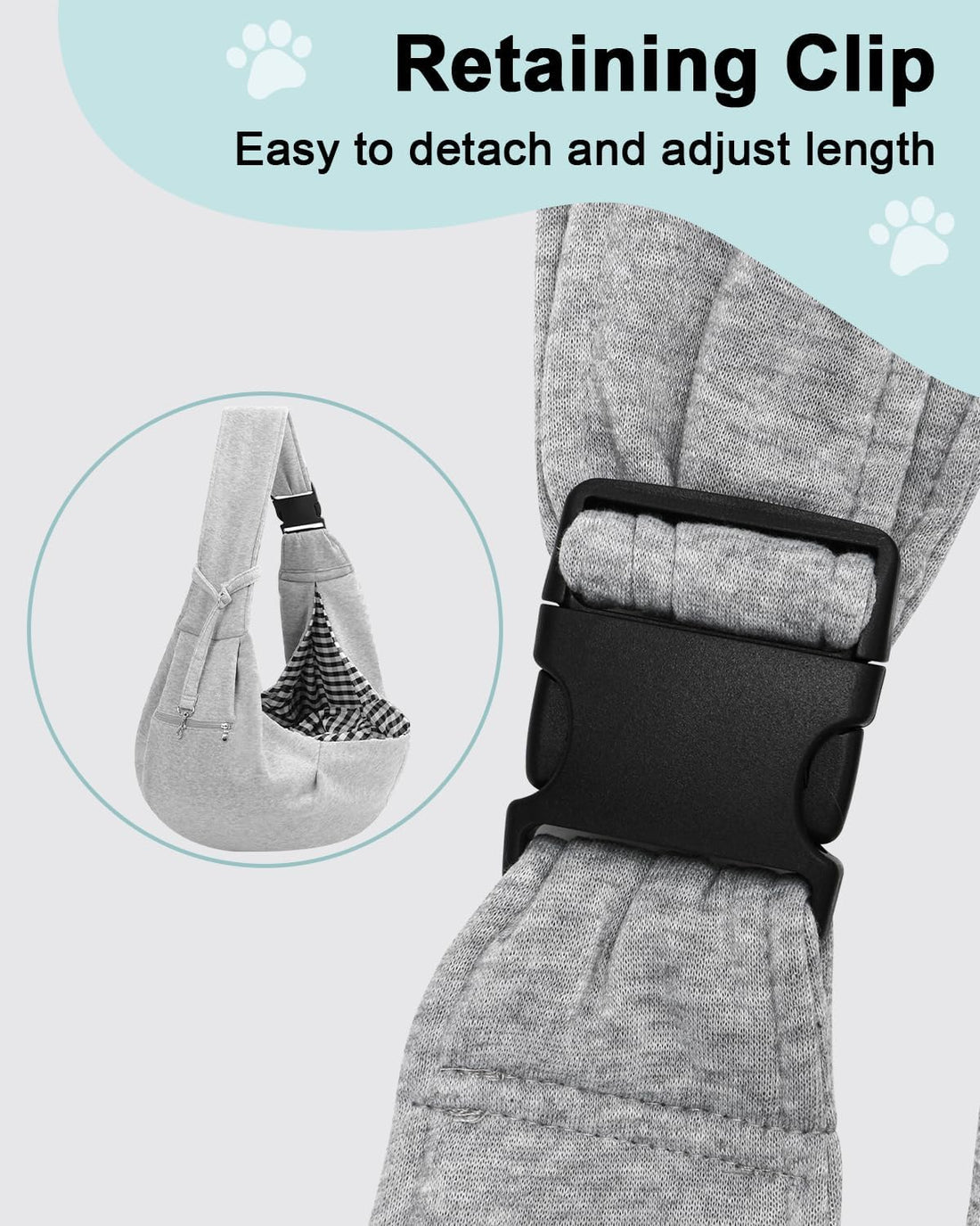 Snqqmtt Dog Carrier Sling for Small Dogs and Cats