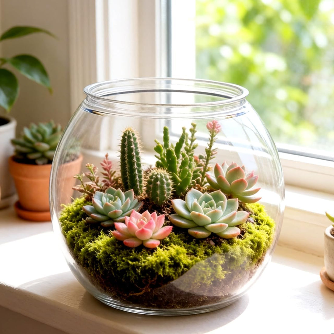 0.5 Gallon Plastic Fish Bowl