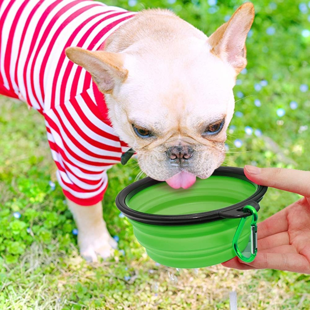 Collapsible Dog & Cat Bowls, Two-Pack