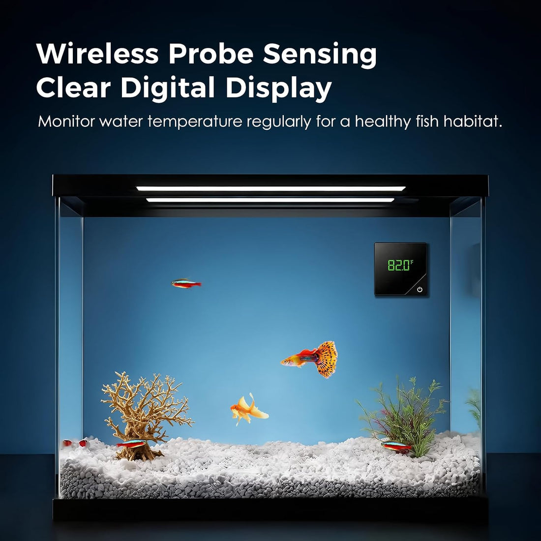 Fish Tank Thermometer, Digital Aquarium Thermometer
