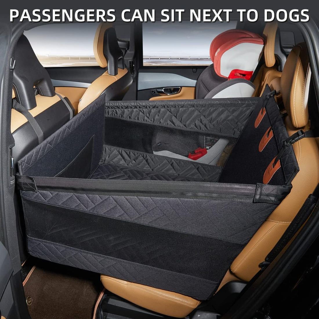 TKYZ Large Dog Car Seat,Back Seat Extender for Dogs,Waterproof Medium