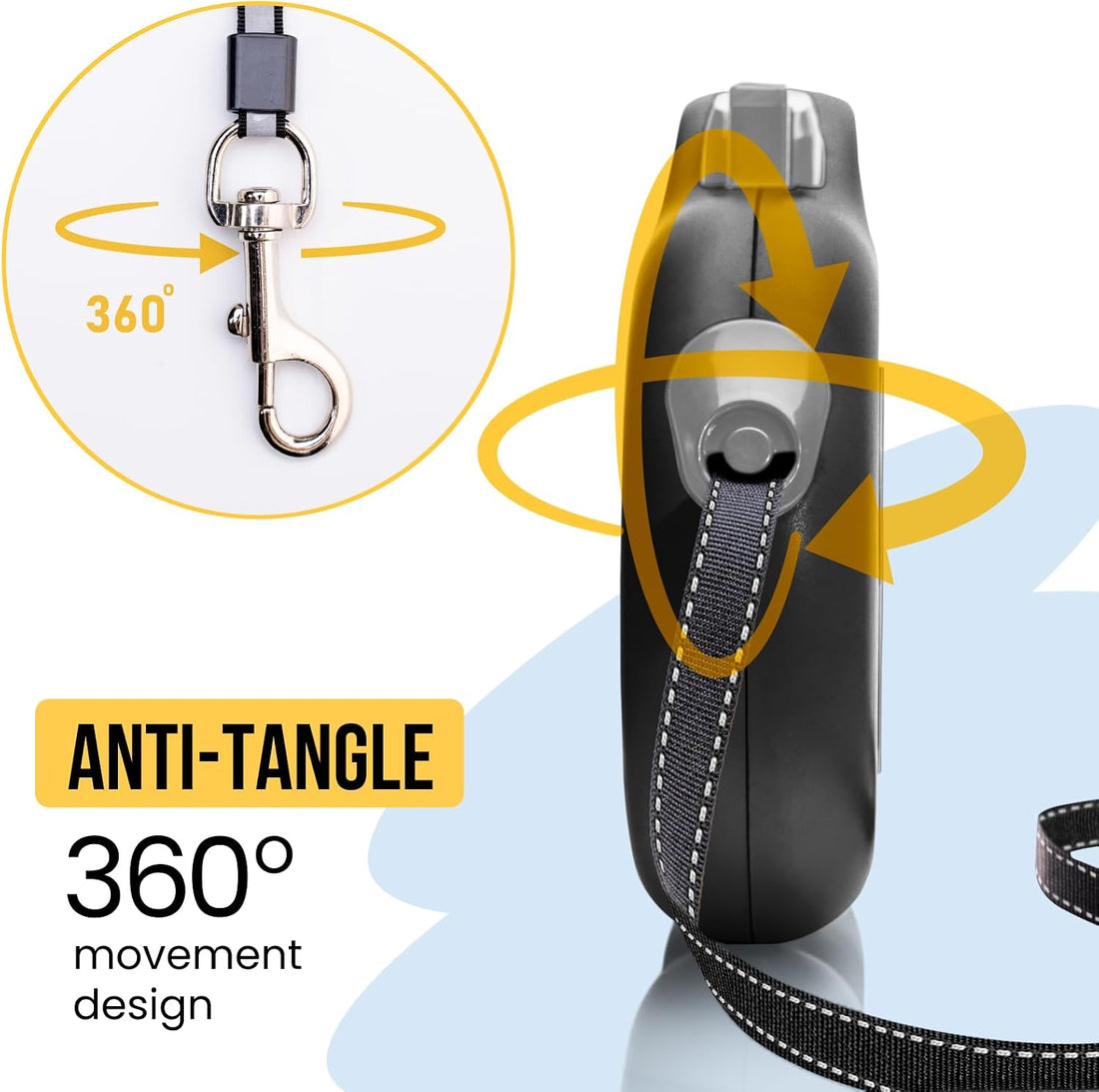 Award-Winning Modular Retractable Dog Leash for Small Dogs