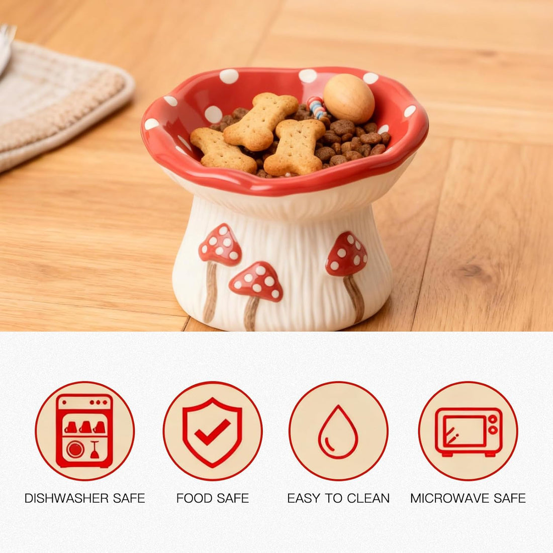 Cat Slow Feeder Bowl, Ceramic Slow Feeder Cat Bowls