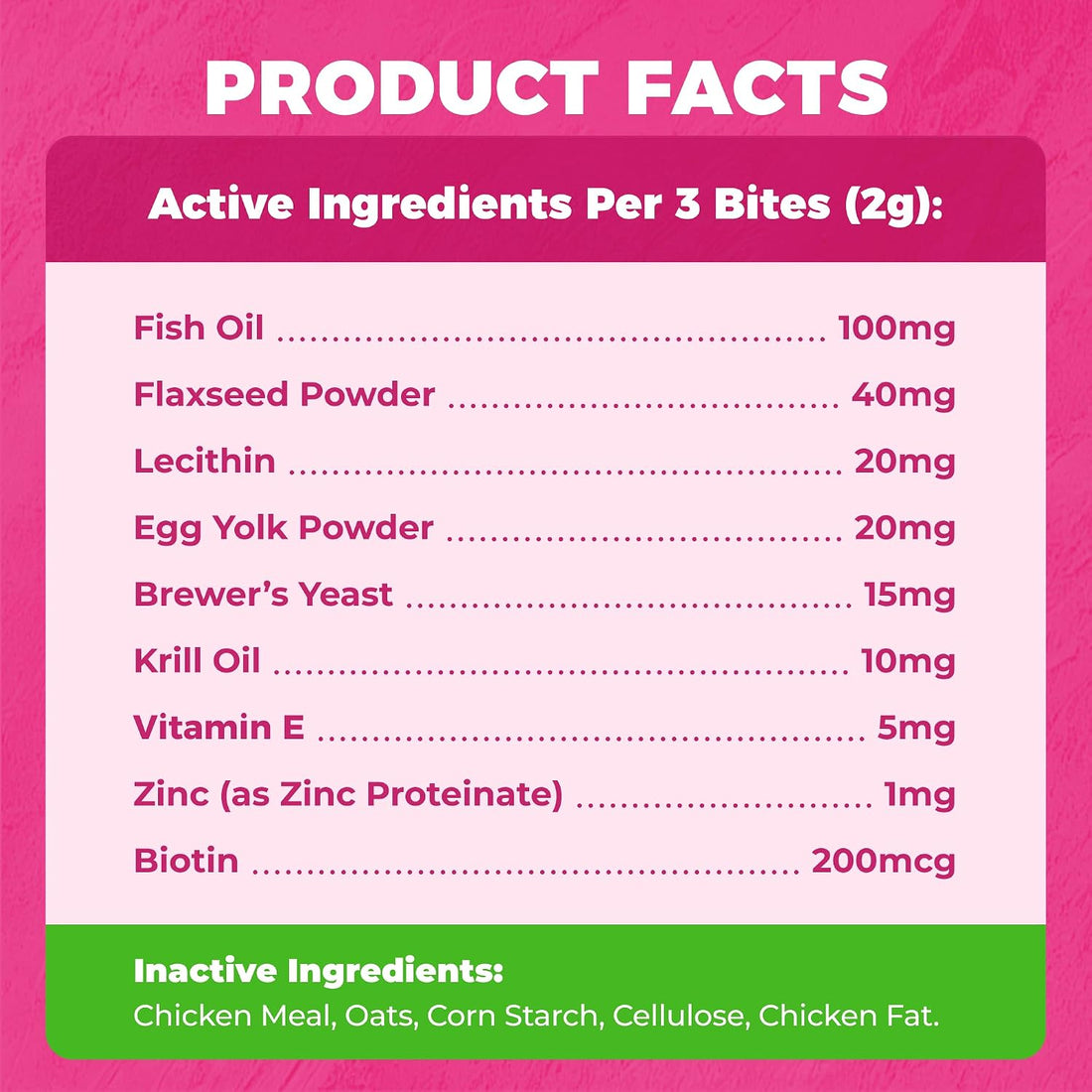 Cat Skin & Coat Supplement with Real Fish Oil & Krill Oil