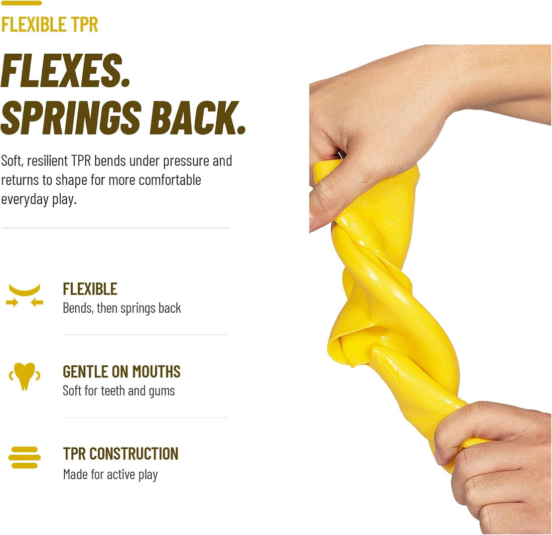 Dog Flying Disc, Flexible TPR Dog Fetch Toy, 9.06 inch