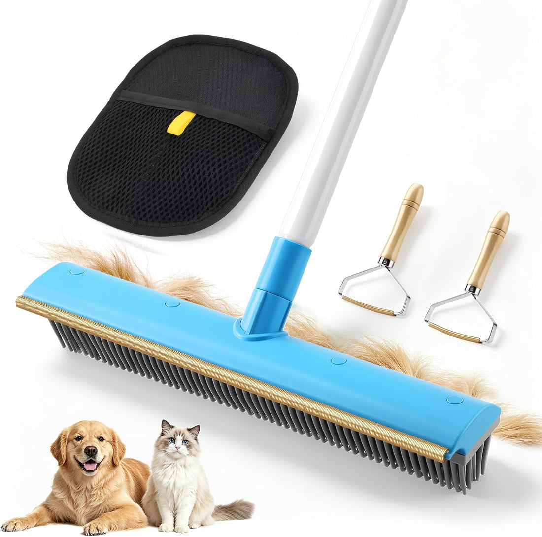 Hippih Carpet Rake for Pet Hair Removal Tool