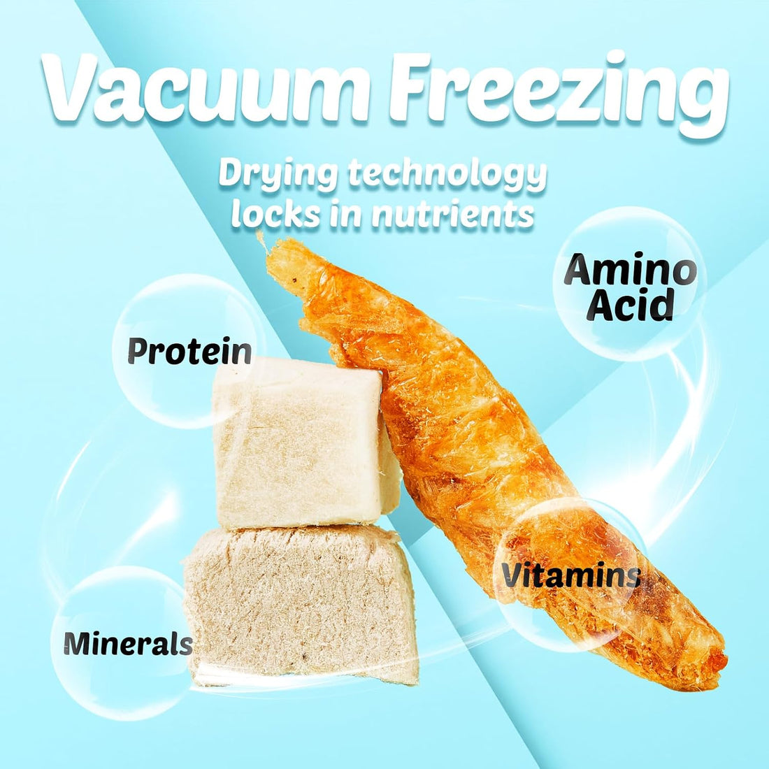Turtle Food - Natural Freeze-Dried Chicken, Duck and Antarctic Krill
