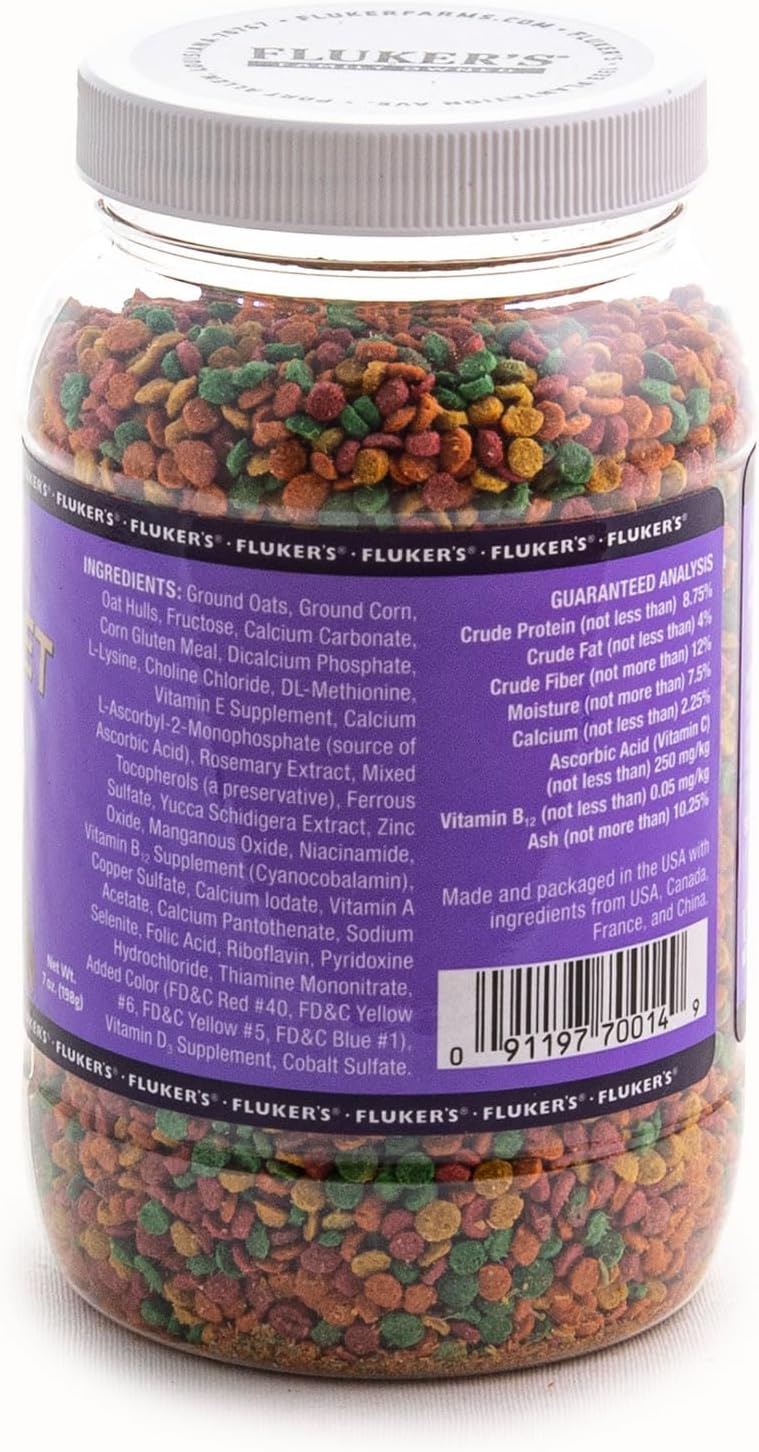 Fluker's Premium Tortoise Diet Small Pellet Food, 7 oz