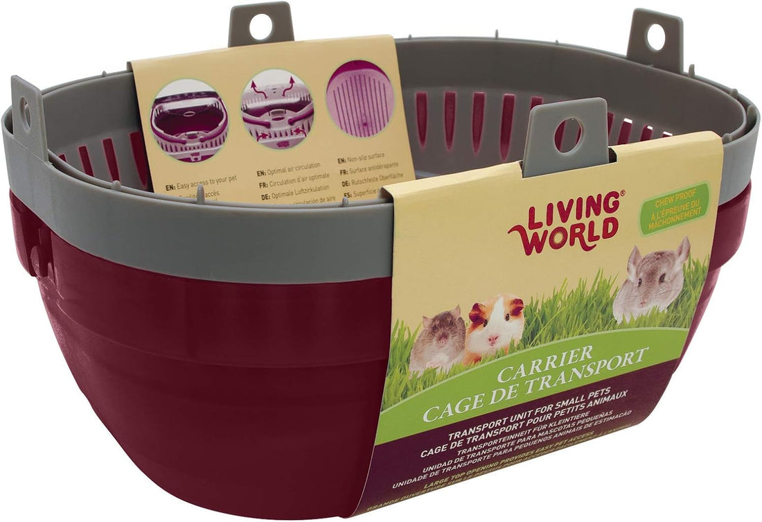 Living World – Pet Carrier for Small Pets, Large