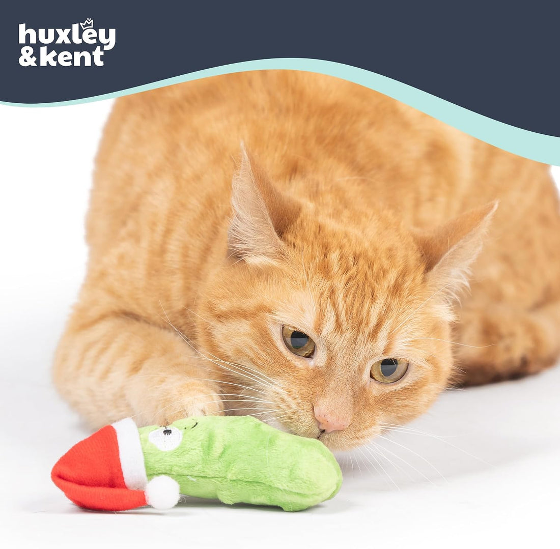 Huxley & Kent Plush Cat Toy - Holiday Interactive Catnip Toy for Cats
