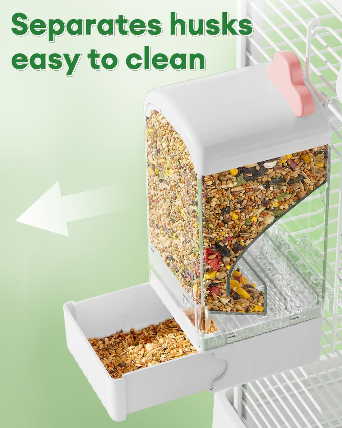Bucatstate No Mess Bird Feeder, Auto Dispenser