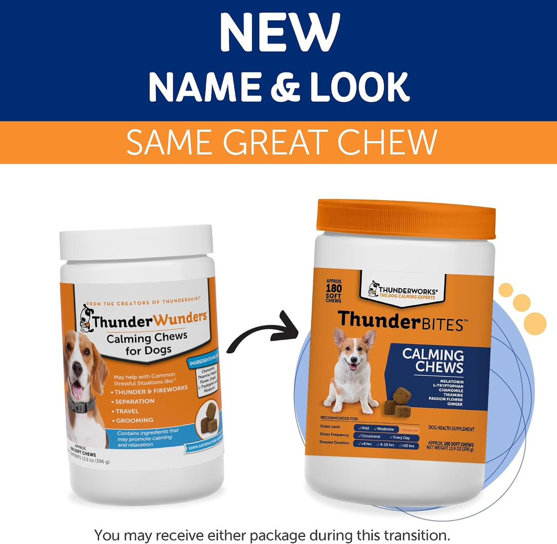 ThunderBites Calming Chews For Dogs, 180 Count