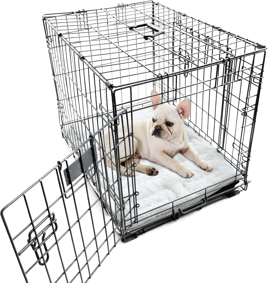 Dog Crate Mat(24" X 18"), Small Dog Bed Pad for Crate