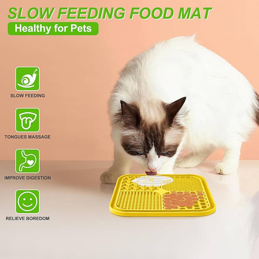 LUKITO 3PCS Lick Mat for Dogs and Cats