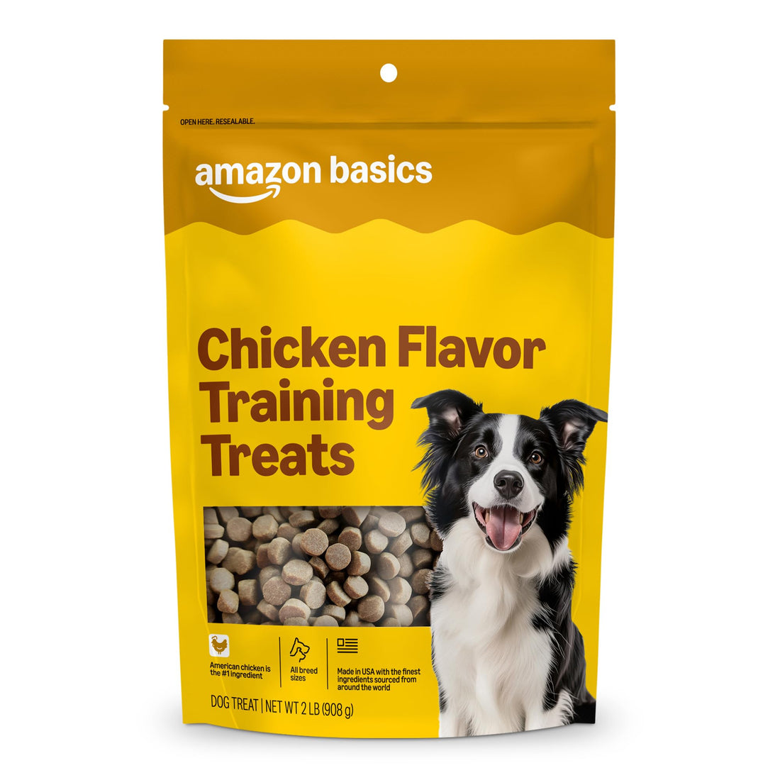 Chicken Flavor Training Treats for Dogs, 2 lb. Bag